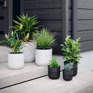 Doniczka okrągła LUCA 30 z wkładem Donica + wkład dystansowy 8