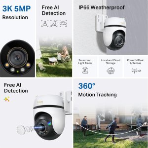 Kamera IP TP-Link Tapo C530WS 5MP 3K zewnętrzna obrotowa 5