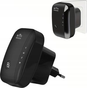 AK339A Wzmacniacz wifi 300mb/s czarny 1
