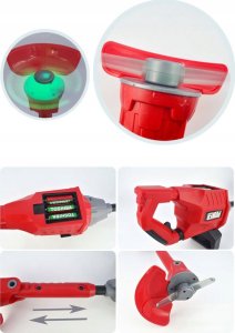 Podkaszarka Elektryczna Dla Dzieci Kosa Światło Dźwięk + Rękawiczki Okulary 15