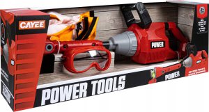 Podkaszarka Elektryczna Dla Dzieci Kosa Światło Dźwięk + Rękawiczki Okulary 5