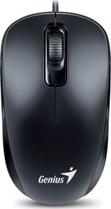 Mysz przewodowa, Genius DX-110, czarna, optyczna, 1200DPI, USB-C 2