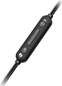 Genius HS-220U AI, słuchawki z mikrofonem, przewodowaczarna, 2.0, zamykane, USB - C 3