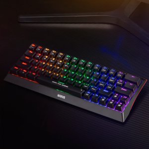 Marvo HECATE 61WR, klawiatura US, do gry, Tri-mode, czarna, mechaniczna 7