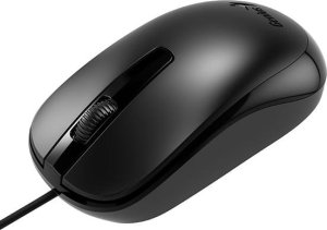 Mysz przewodowa, Genius DX-120, czarna, optyczna, 1200DPI, USB-C 3