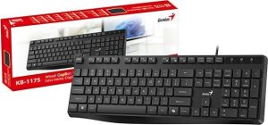 Genius KB-117S COPILOT, klawiatura CZ/SK, klasyczna, przewodowa (USB), czarna 4