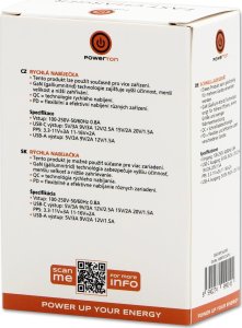 Powerton Zasilacz / sieciowy adapter 33W, 2-portowy, USB-C, USB-A 7