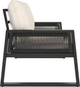 Tectake Zestaw wypoczynkowy ogrodowy Captive w stylu Rope - Zestaw 3 (2 x fotel) 4