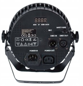 LIGHT4ME BLACK PAR 7x10W RGBWA LED mocny lekki 4
