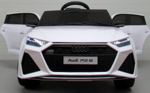 Auto na akumulator dla dzieci Audi RS6 Białe 3