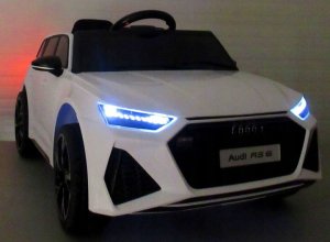 Auto na akumulator dla dzieci Audi RS6 Białe 6