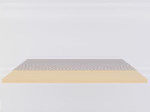 Materac nawierzchniowy Topper Nakładka Visco 3cm 70x200 3