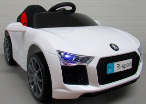 Auto na akumulator dlla dzieci Cabrio G1 Białe 8