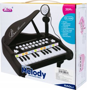 Pianino Multimedialne Fortepian Dla Dzieci Organy Mikrofon Karaoke Mp3 6