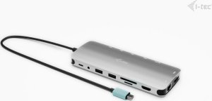 I-TEC USB-C Metal Nano Dock 2x HDMI 1x USB-C Video 1x GLAN 1x Audio/Mic 1xSD/microSD 1x USB 3.2 3x USB-C 3.2 Gen2 2x USB 2.0 PD140W 2