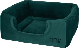 PETTO Domek legowisko 2w1 Uchi Velvet Ciemnozielony 2