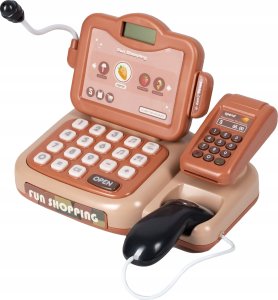 Duża Kasa Fiskalna Sklepowa Dla Dzieci Kalkulator Banknoty Mikrofon Czytnik 2