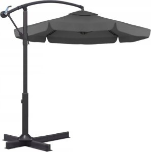 Parasol ogrodowy z wysięgnikiem Grafitowy 3,5 m. OGP04 2