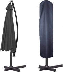 Parasol ogrodowy z wysięgnikiem Grafitowy 3,5 m. OGP04 3