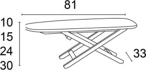 NPC Polska Deska do prasowania stołowa Minystiro (NPC_ARIT-637-BR) 4