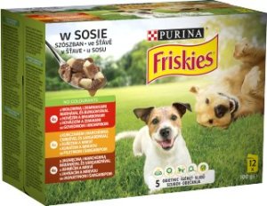 PURINA Friskies Karma dla psów w sosie 12x85g 2
