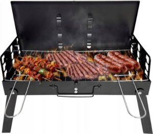 Grill węglowy turystyczny mini przenośny składany walizka 14