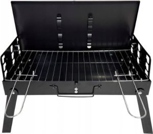 Grill węglowy turystyczny mini przenośny składany walizka 6