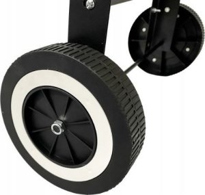 Grill ogrodowy węglowy z półkami na kółkach 6