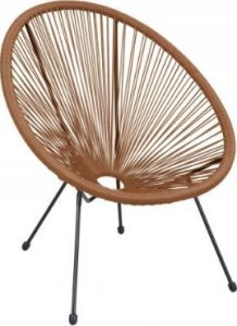Fotel krzesło ogrodowe wygodne ACAPULCO balkon taras rattan natural 2