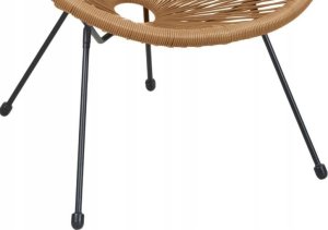 Fotel krzesło ogrodowe wygodne ACAPULCO balkon taras rattan natural 3