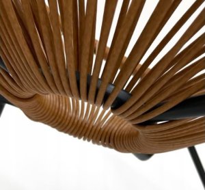 Fotel krzesło ogrodowe wygodne ACAPULCO balkon taras rattan natural 5