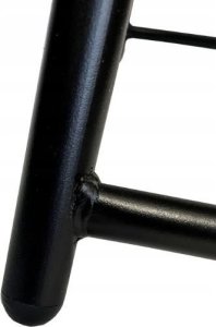 Krzesło ogrodowe składane wygodne LIMA taras balkon czarne 5