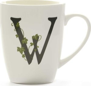 La Porcellana Bianca Kubek z uchwytem 380 ml litera W 1