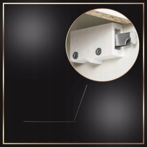 Biała Szafka z Umywalką Konglomerat Viki 60 Bateria Aqqua Click Clack Syfon 11