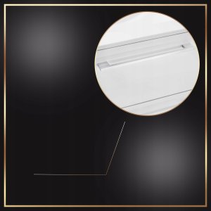 Biała Szafka z Umywalką Konglomerat Viki 60 Bateria Aqqua Click Clack Syfon 12