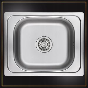 Szafka Kuchenna Biała + Zlewozmywak 50 x 40 + Bateria Beż Elastyczna Syfon 4