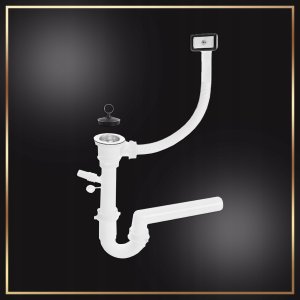 Szafka Kuchenna Sonoma 60 x 50 Zlew Deante + Syfon Bateria Ścienna Obrotowa 7