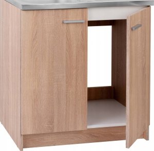 Szafka kuchenna sonoma zlew 2 komory syfon mocowania 3