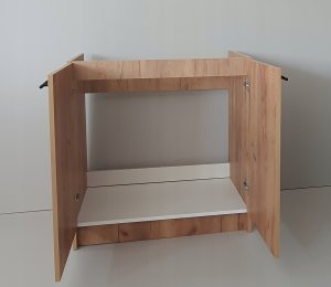 Szafka kuchenna stojąca pod zlewozmywak 80 dąb złoty 5