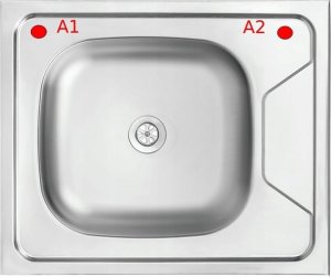 Szafka pod zlewozmywak zlew dąb złoty duża komora 60 slim bateria syfon 5