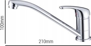 Szafka pod zlewozmywak zlew dąb złoty duża komora 60 slim bateria syfon 7