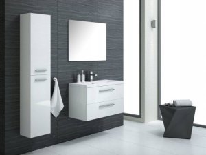 Szafka łazienkowa pod umywalkę z umywalką 80 X40 2