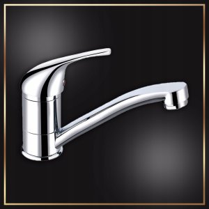 Łazienkowa Biała Szafka z Umywalką Catania 60 Połysk Kran Obrotowy Syfon 7