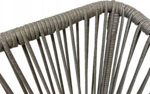 Zestaw mebli ogrodowych na tars balkon Venezia PRO 5os. szary 7