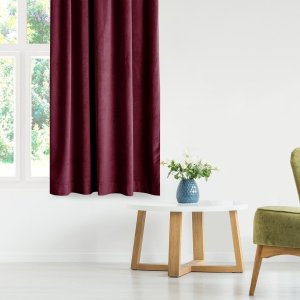 AmeliaHome Zasłona velvet styl klasyczny na taśmie 140x270 czerwona (FLHF_183449) 11