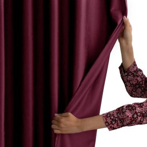 AmeliaHome Zasłona velvet styl klasyczny na taśmie 140x270 czerwona (FLHF_183449) 9