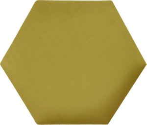 Panel tapicerowany heksagon 40cm Magic Velvet 2234 (Żółty) 40x34,6 1