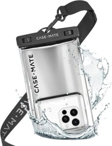 Case-Mate Waterproof Floating Pouch - Etui wodoodporne do smartfonów (Silver Chrome) 1