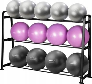 ZESTAW 13 PIŁEK TRENINGOWYCH YB02 + STOJAK STR43 HMS 2