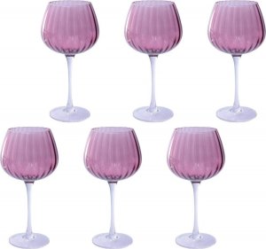 Rose&Tulipani Zestaw 6 kieliszków 460 ml różowe 1